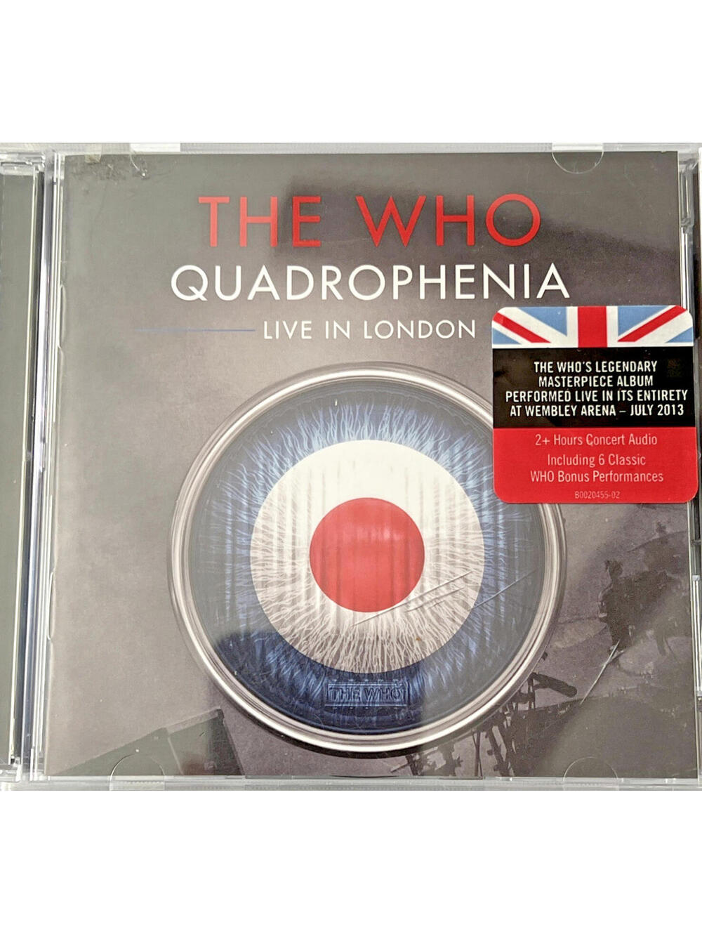 Universal 2014 The WHO Quadrophenia: Live in London CD Disc 1 Only w/ case